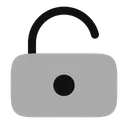 Free Lock Keyhole Unlocked Icon