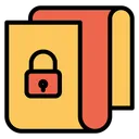 Free Lock Protected Document Secure File Icon