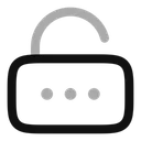 Free Lock Password Unlocked Icon