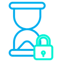 Free Hourglass Timing Lock Timing Icon