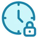 Free Lock Time Timing Time Icon