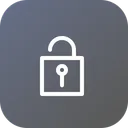 Free Lock Unlock Theft Icon