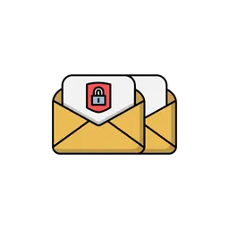 Free Locked Mail  Icon