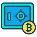 Free Lock Safe Bitcoin Locker Icon