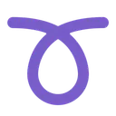 Free Schleife Flach Symbol