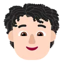 Free Lockig Haare Flach Symbol