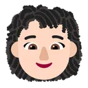 Free Lockig Haare Flach Symbol