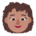 Free Lockig Haare Flach Symbol