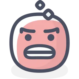 Free Enojado Emoji Icono