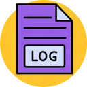 Free Computer Device Logs Icon