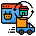 Free Online Delivery Shopping Icon