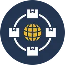 Free Logistics Network Global Network Logistics Icon
