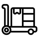 Free Logistikwagen Lieferung Versand Symbol