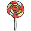 Free Spiral Lolly Lolly Rainbow Lolly Icon