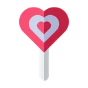 Free Love Lolipop Love Valentine Icon