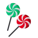 Free Lollypop Candy Christmas Icon