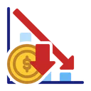 Free Losses Graph Chart Icon