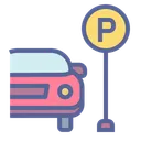 Free Parking Car Space Icon