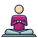 Free Gomukhasana Pose Yoga Pose Icon