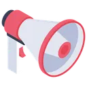 Free Announcement Megaphone Bullhorn Icon