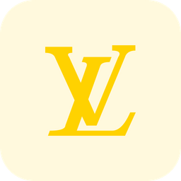 Louis Vuitton Logo - Louis Vuitton Icon on White and Black Background  21059828 Vector Art at Vecteezy