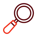 Free Loupe Search Magnifier Icon