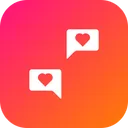 Free Love Chat Message Icon
