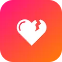 Free Love Heart Break Icon