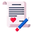 Free Love Letter Note Icon