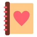 Free Book Note Love Icon