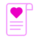 Free Love card  Icon