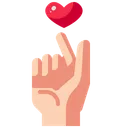 Free Love Care Favorite Finger Icon