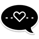 Free Loving Chat Chat Heart Icon