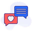 Free Love Chat Love Heart Icon