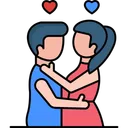 Free Love Couple Couple Love Icon