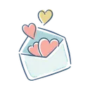 Free Love Email  Icon
