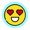 Free Love Eye Love Emoji Heart Icon