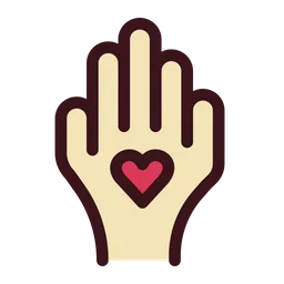 Free Love hand  Icon