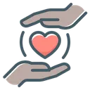 Free Love Care Hands Icon