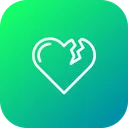 Free Love Heart Break Icon