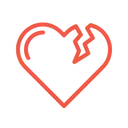 Free Love Heart Break Icon