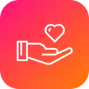 Free Love Heart Care Icon