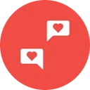 Free Love Chat Message Icon