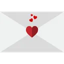 Free Love Letter Love Heart Icon