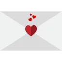 Free Love Letter Love Heart Icon