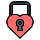 Free Lock Heart Love Icon