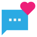 Free Love Heart Message Icon