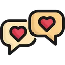 Free Message Bubble Heart Icon