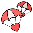 Free Love Parachute  Icon