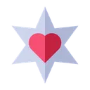 Free Love Star Love Valentine Icon